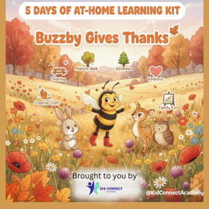 Buzzby Gives Thanks 5-Day Learning Kit | Christian Preschool Thanksgiving Activities & Bible-Based